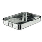 Paderno Tegame Rettangolare M/Snodate Cm 50 Inox