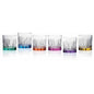 Rcr Cristalleria Italiana Timeless Colour Set 6 Bicchieri Dof Acqua 36 Cl Crystal Glass