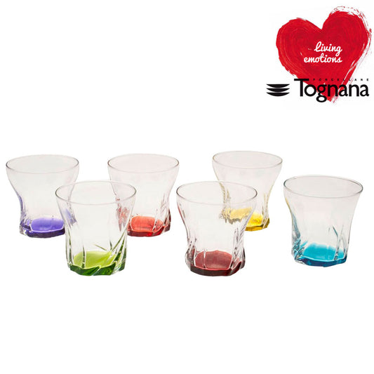 Tognana Torsè Hawaii Tognana Set 6 Bicchieri Multicolors