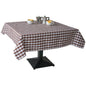 Colombo Mario Tovaglia Break 150X150 Quadretto Bianco/Marrone