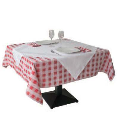 Colombo Mario Tovaglia Fiamma 153X153 Quadretto Bianco/Rosso