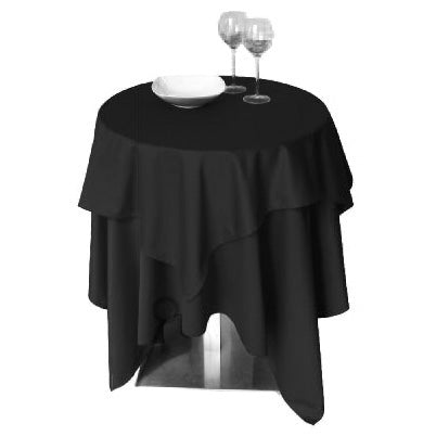 Colombo Mario Tovaglia Poly/Cotone Small 127X127 Nero