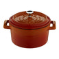 Paderno Trendy Mini Casseruola Tonda Lt 0,55 In Ghisa Smaltata Arancio