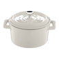 Paderno Trendy Mini Casseruola Tonda Lt 0,55 In Ghisa Smaltata Bianco