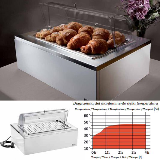 Pintinox Vassoio Brioches Riscaldato