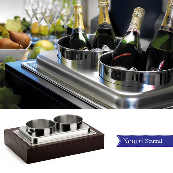 Pintinox Vassoio Porta Champagne Doppia