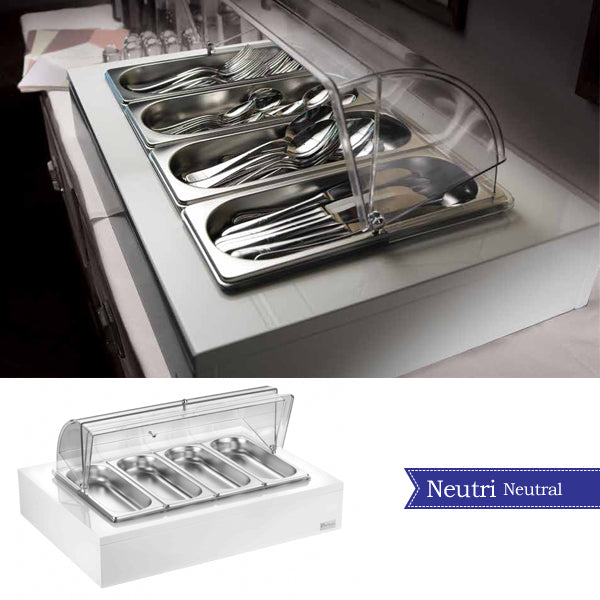Pintinox Vassoio Porta Posate Con Cupola