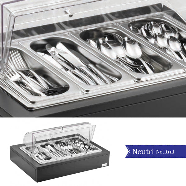 Pintinox Vassoio Porta Posate Con Cupola