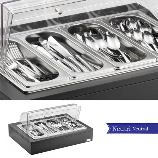 Pintinox Vassoio Porta Posate Con Cupola