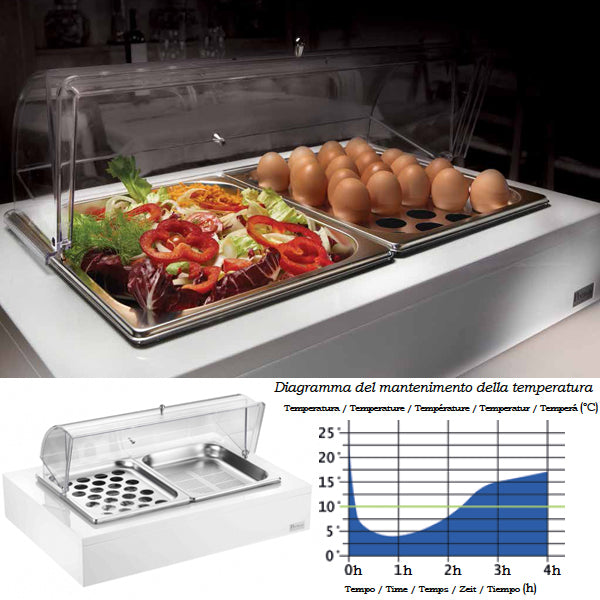 Pintinox Vassoio Porta Uova E Verdure Refrigerato