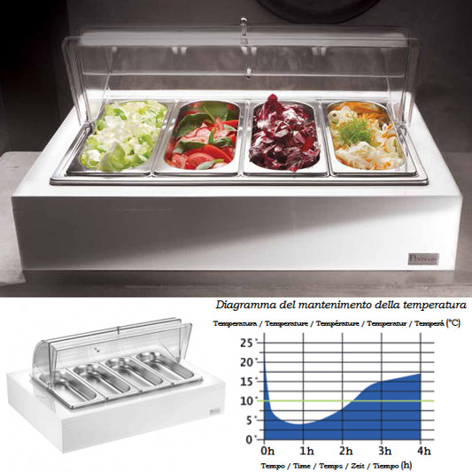 Pintinox Vassoio Verdure 4S Refrigerato